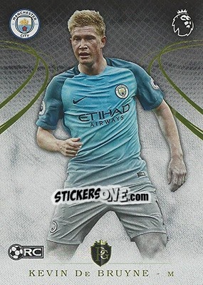 Sticker Kevin De Bruyne - Premier Gold 2016-2017 n. 74 - Topps
