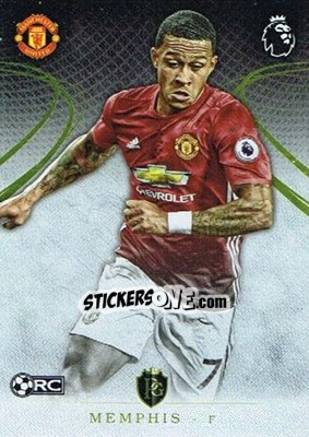 Sticker Memphis Depay - Premier Gold 2016-2017 n. 76 - Topps