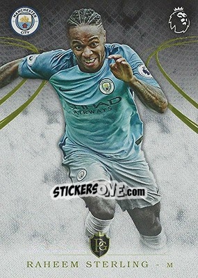 Sticker Raheem Sterling - Premier Gold 2016-2017 n. 84 - Topps