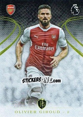 Sticker Olivier Giroud - Premier Gold 2016-2017 n. 87 - Topps