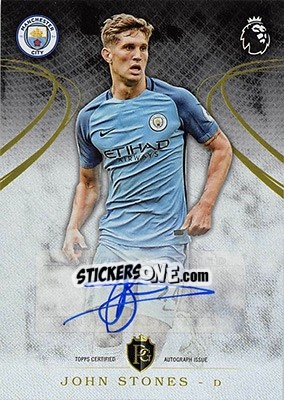 Cromo John Stones - Premier Gold 2016-2017 - Topps