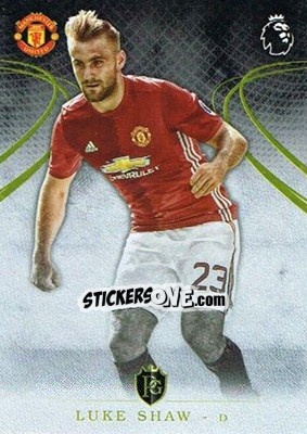 Sticker Luke Shaw - Premier Gold 2016-2017 n. 98 - Topps