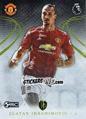 Sticker Zlatan Ibrahimovic - Premier Gold 2016-2017 n. 99 - Topps