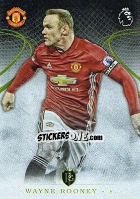 Sticker Wayne Rooney - Premier Gold 2016-2017 n. 100 - Topps