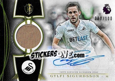 Sticker Gylfi Sigurdsson - Premier Gold 2016-2017 - Topps