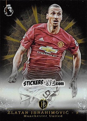 Sticker Zlatan Ibrahimovic - Premier Gold 2016-2017 n. BP-ZI - Topps