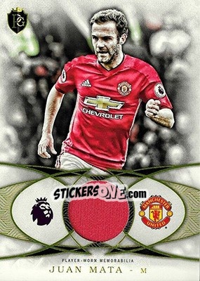 Sticker Juan Mata - Premier Gold 2016-2017 n. FF-JMA - Topps