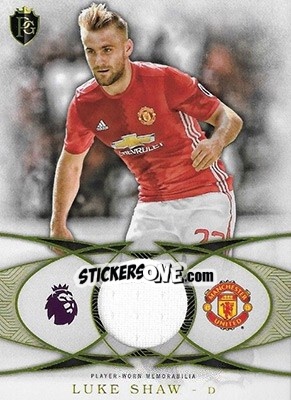 Sticker Luke Shaw - Premier Gold 2016-2017 - Topps