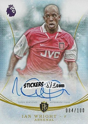 Sticker Ian Wright - Premier Gold 2016-2017 n. MA-IW - Topps