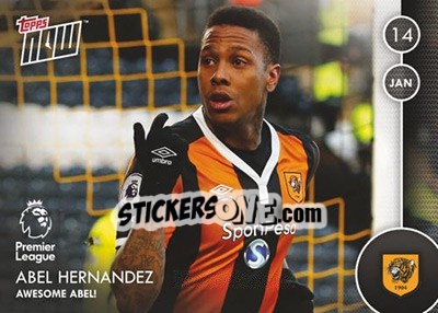 Sticker Abel Hernandez / Awesome Abel! - Premier Gold 2016-2017 n. N35 - Topps