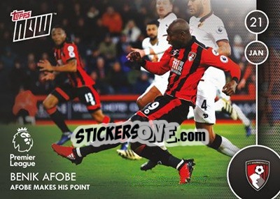 Cromo Benik Afobe / Afobe Makes His Point - Premier Gold 2016-2017 - Topps