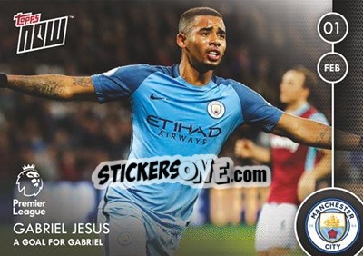 Sticker Gabriel Jesus / A Goal For Gabriel