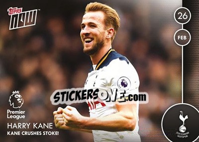 Sticker Harry Kane / Kane Crushes Stoke! - Premier Gold 2016-2017 n. N62 - Topps