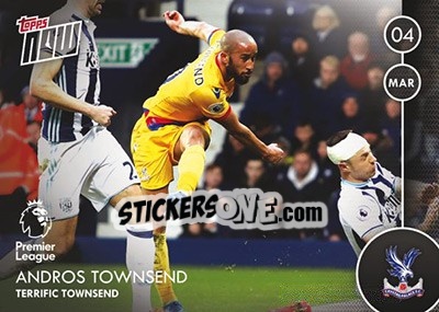 Sticker Andros Townsend - Terrific Townsend - Premier Gold 2016-2017 - Topps