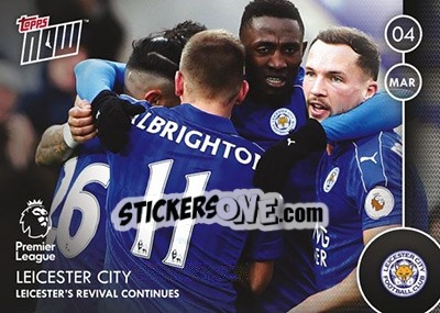 Cromo Leicester City / Leicester'S Revival Continues