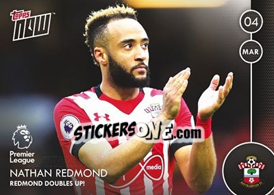 Sticker Nathan Redmond / Redmond Doubles Up! - Premier Gold 2016-2017 - Topps