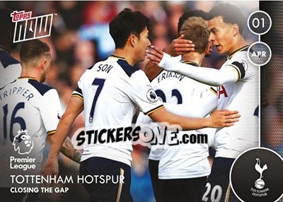 Figurina Tottenham Hotspur / Closing the Gap - Premier Gold 2016-2017 - Topps