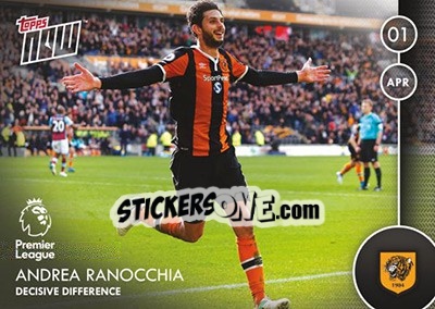 Cromo Andrea Ranocchia / Decisive Difference - Premier Gold 2016-2017 - Topps