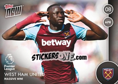 Sticker West Ham United / Massive Win! - Premier Gold 2016-2017 - Topps