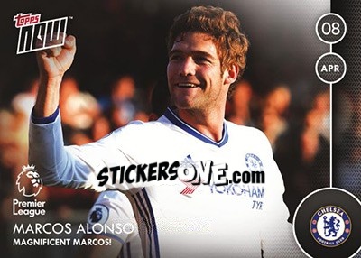 Cromo Marcos Alonso / Magnificent Marcos! - Premier Gold 2016-2017 - Topps