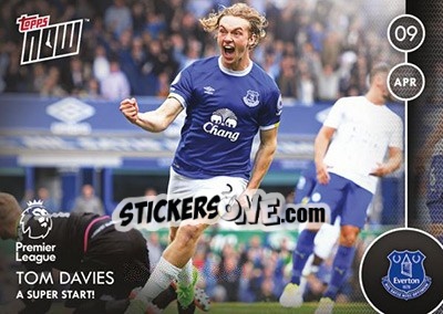 Cromo Tom Davies / A Super Start! - Premier Gold 2016-2017 - Topps