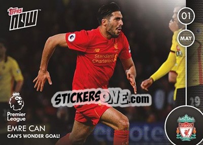 Sticker Emre Can / Can'S Wonder Goal! - Premier Gold 2016-2017 n. N101 - Topps