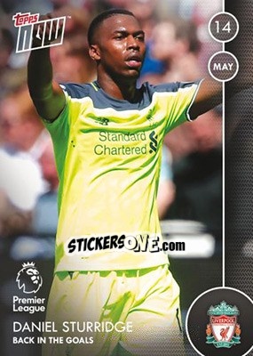 Figurina Daniel Sturridge / Back in the Goals - Premier Gold 2016-2017 - Topps