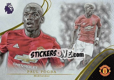 Sticker Paul Pogba - Premier Gold 2016-2017 - Topps