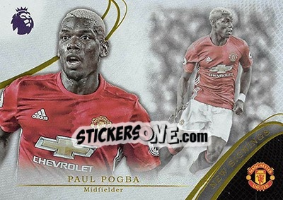 Sticker Paul Pogba - Premier Gold 2016-2017 n. NS-3 - Topps