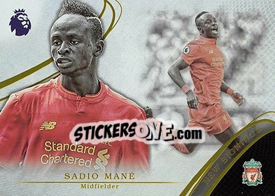 Sticker Sadio Mane - Premier Gold 2016-2017 n. NS-4 - Topps