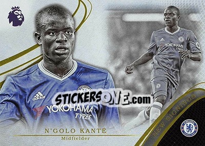 Sticker N'Golo Kante - Premier Gold 2016-2017 n. NS-5 - Topps
