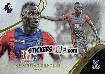 Sticker Christian Benteke - Premier Gold 2016-2017 n. NS-10 - Topps