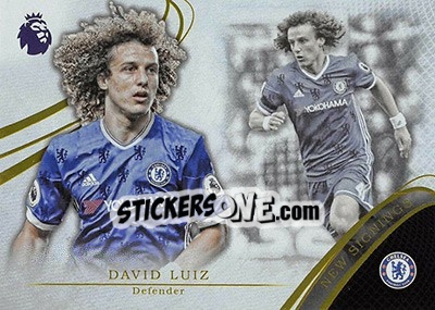 Sticker David Luiz - Premier Gold 2016-2017 n. NS-14 - Topps