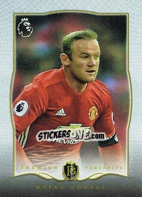 Sticker Wayne Rooney - Premier Gold 2016-2017 n. PP-5 - Topps