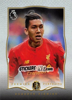 Figurina Roberto Firmino - Premier Gold 2016-2017 - Topps