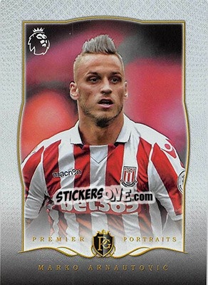 Sticker Marko Arnautovic - Premier Gold 2016-2017 n. PP-9 - Topps