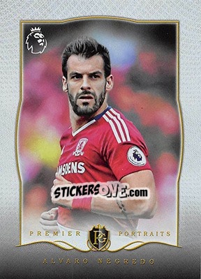 Figurina Alvaro Negredo - Premier Gold 2016-2017 - Topps