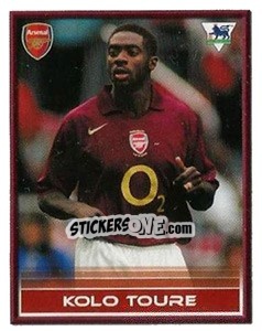 Cromo Kolo Toure - FA Premier League 2005-2006. Sticker Quiz Collection - Merlin