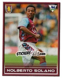 Sticker Nolberto Solano - FA Premier League 2005-2006. Sticker Quiz Collection n. 13 - Merlin