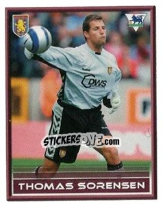 Sticker Thomas Sorensen - FA Premier League 2005-2006. Sticker Quiz Collection - Merlin