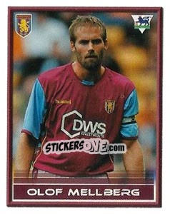 Sticker Olof Mellberg - FA Premier League 2005-2006. Sticker Quiz Collection n. 15 - Merlin