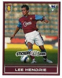 Sticker Lee Hendrie - FA Premier League 2005-2006. Sticker Quiz Collection - Merlin