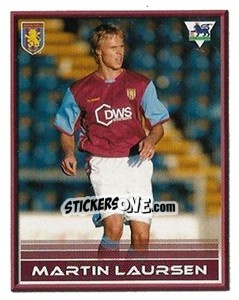 Sticker Martin Laursen - FA Premier League 2005-2006. Sticker Quiz Collection - Merlin