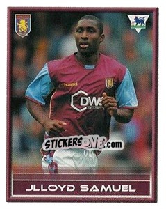Sticker Jlloyd Samuel - FA Premier League 2005-2006. Sticker Quiz Collection - Merlin