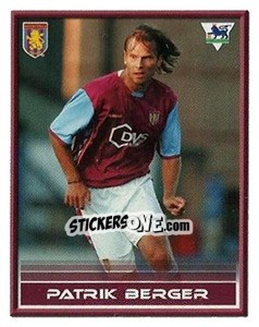 Sticker Patrik Berger - FA Premier League 2005-2006. Sticker Quiz Collection - Merlin