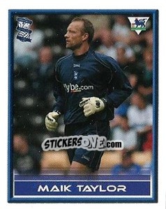 Sticker Maik Taylor - FA Premier League 2005-2006. Sticker Quiz Collection - Merlin