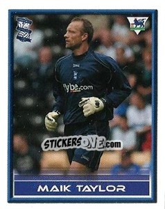 Sticker Maik Taylor - FA Premier League 2005-2006. Sticker Quiz Collection n. 24 - Merlin