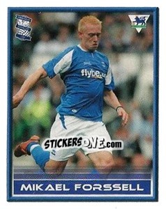 Sticker Mikael Forssell - FA Premier League 2005-2006. Sticker Quiz Collection n. 28 - Merlin