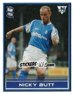 Sticker Nicky Butt - FA Premier League 2005-2006. Sticker Quiz Collection n. 33 - Merlin