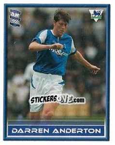 Sticker Darren Anderton - FA Premier League 2005-2006. Sticker Quiz Collection - Merlin